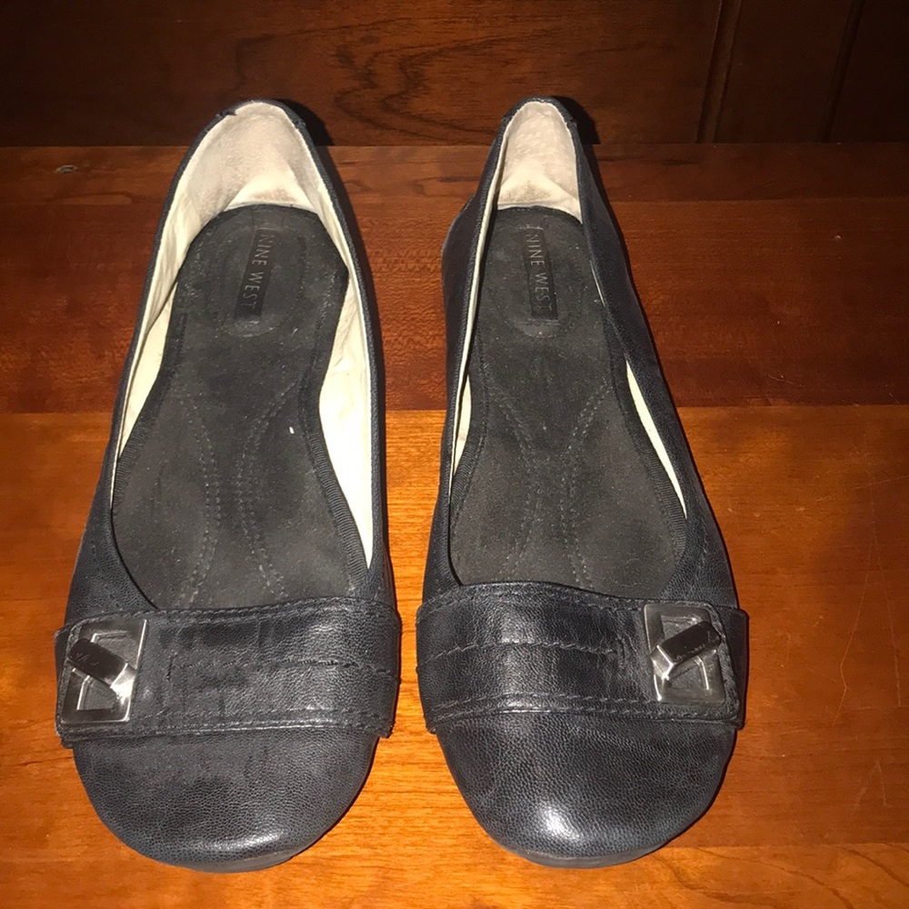Leather flats
